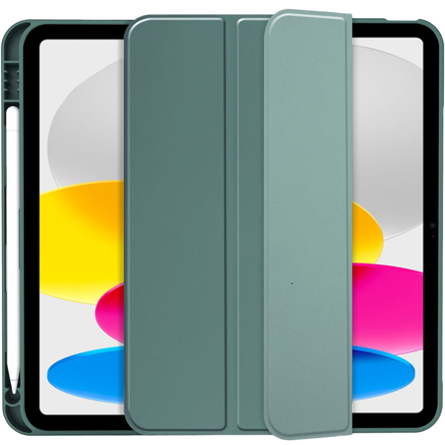 Etui z klapką Tech-Protect SC Pen do Apple iPad 10 gen. 2022, zielone